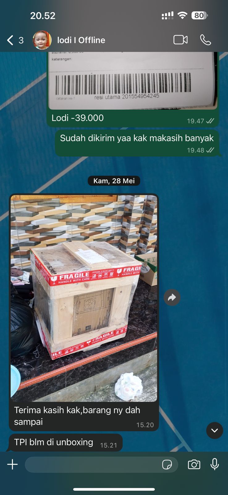 Bukti Transaksi Offline 1