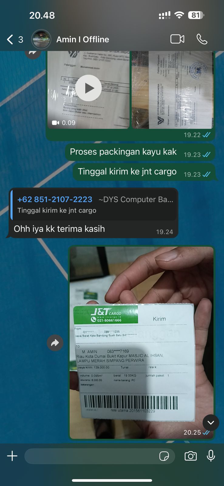 Bukti Transaksi Offline 3