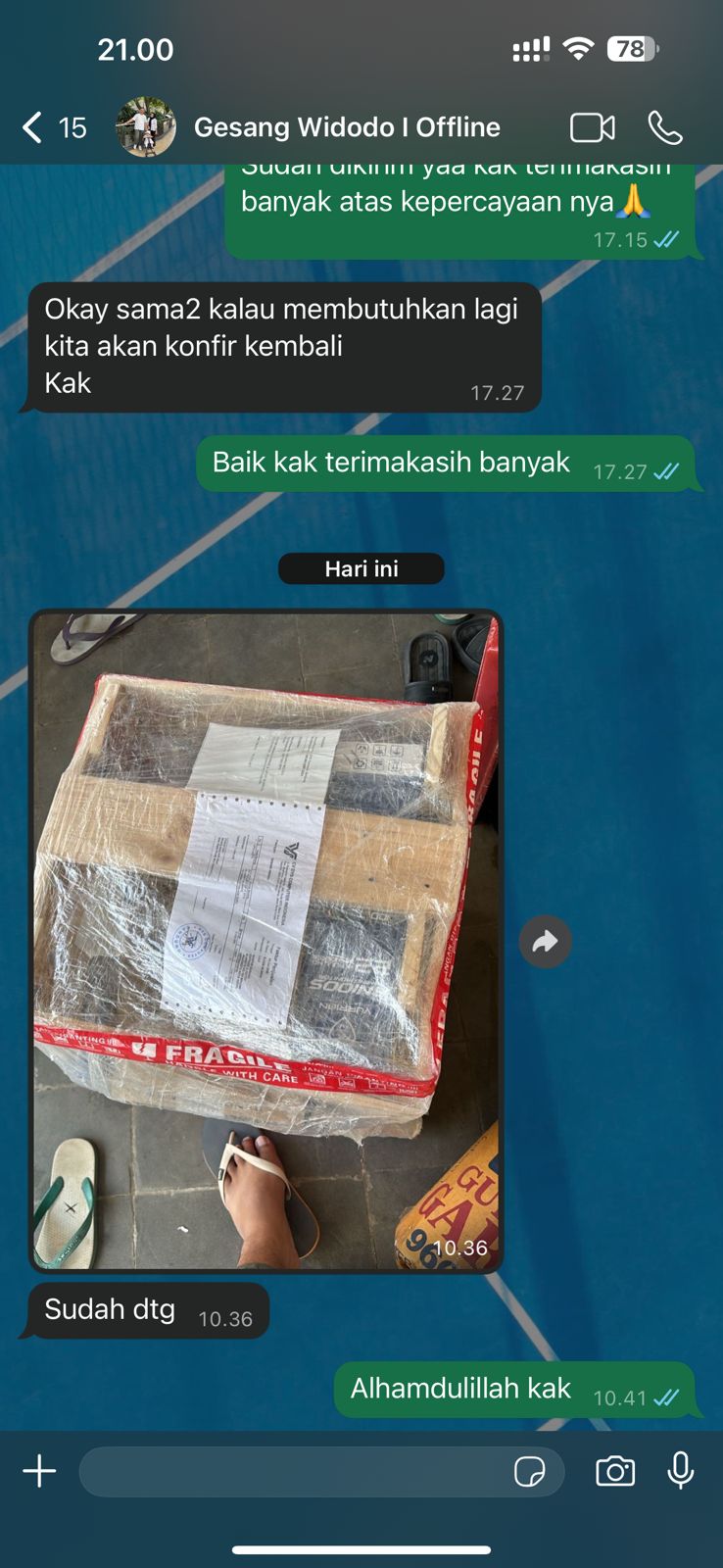Bukti Transaksi Offline 7