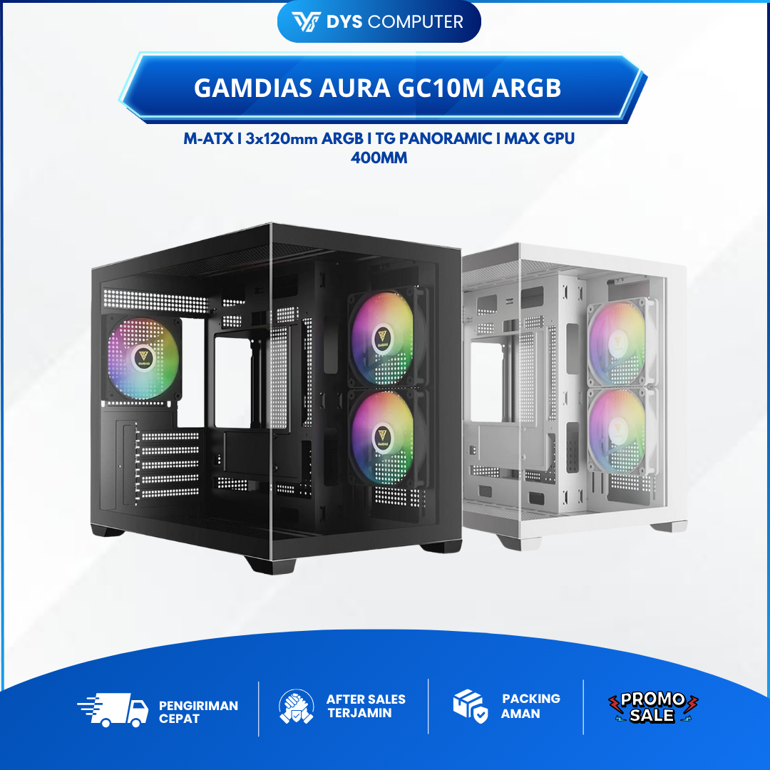 CASING GAMING GAMDIAS AURA GC10M ARGB