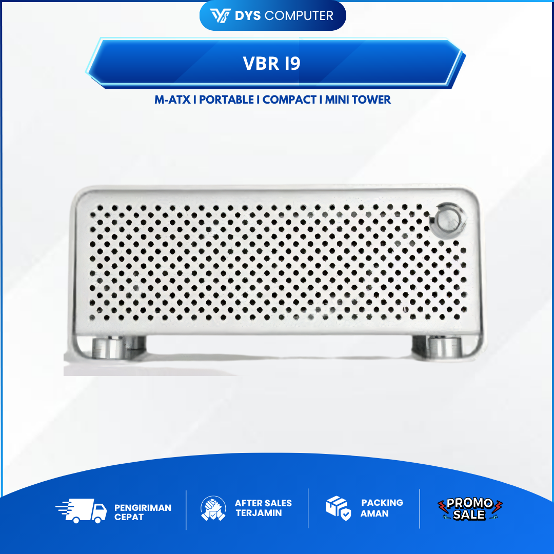 VBR I9 Portable Micro ATX Casing Komputer 