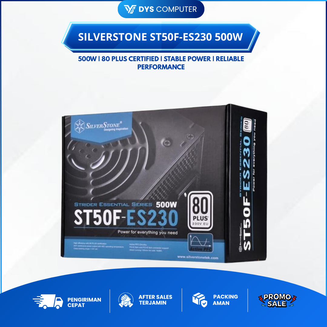 PSU Silverstone 500W 80+ - ST50F-ES230