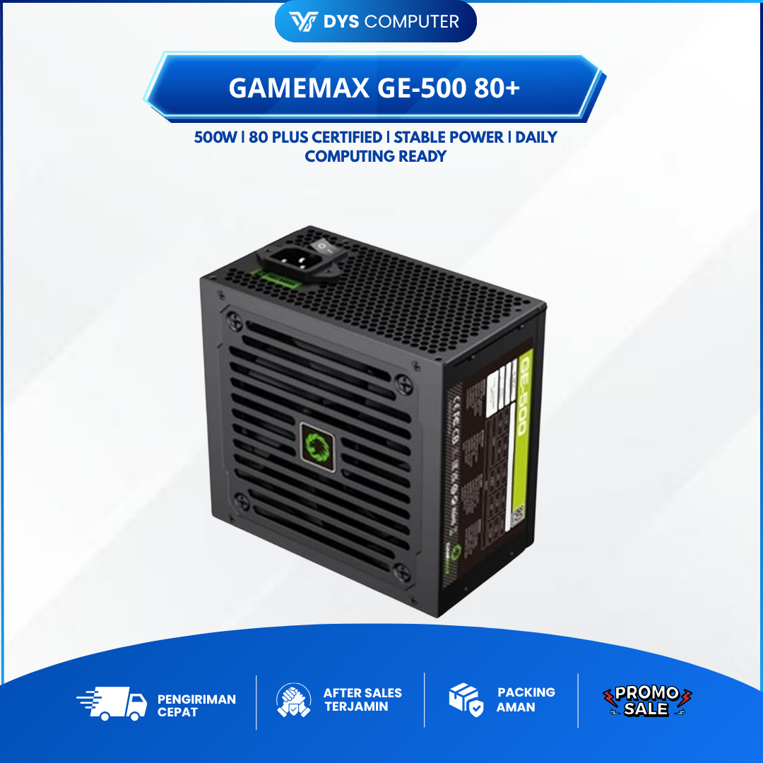 PSU Gamemax GE-500 500W 80+ Power Supply